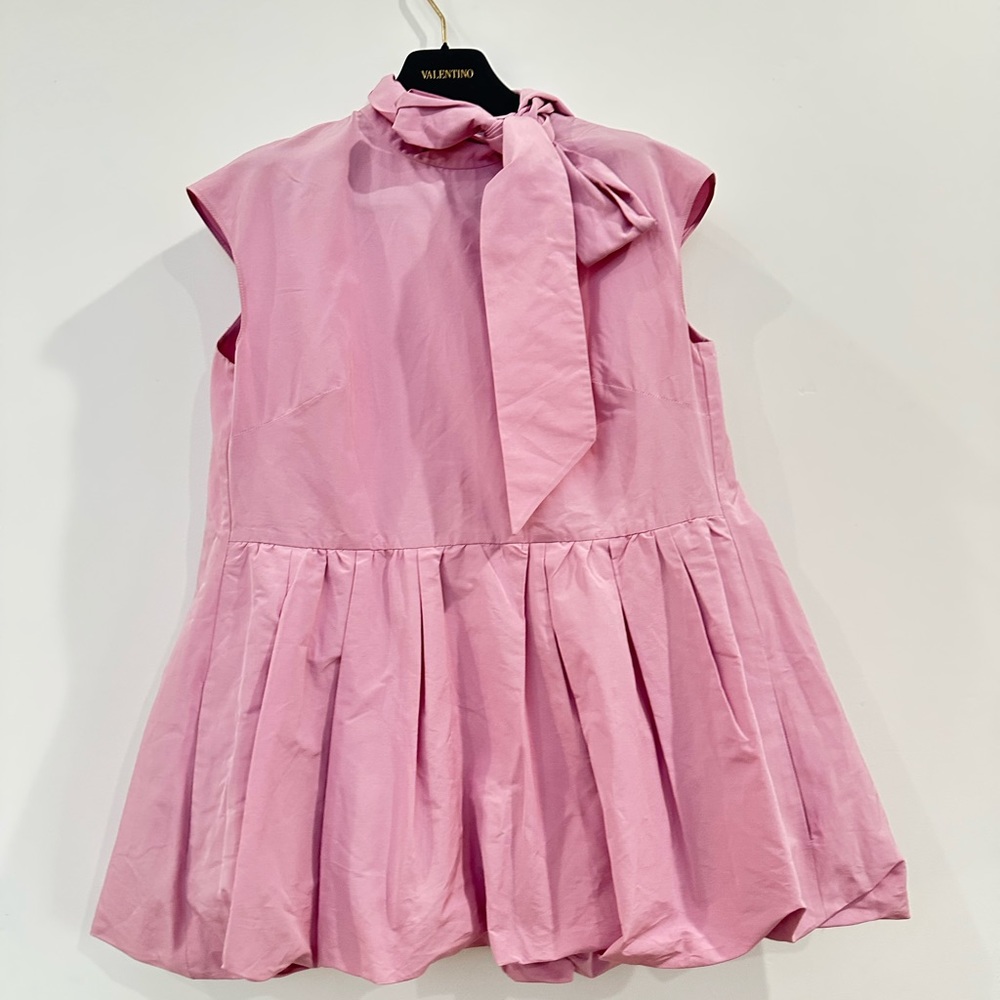 Valentino pussy Bow blouse pink NWT IT 42 USA size 6